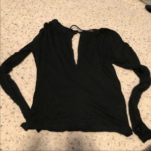 Black long sleeve shirt